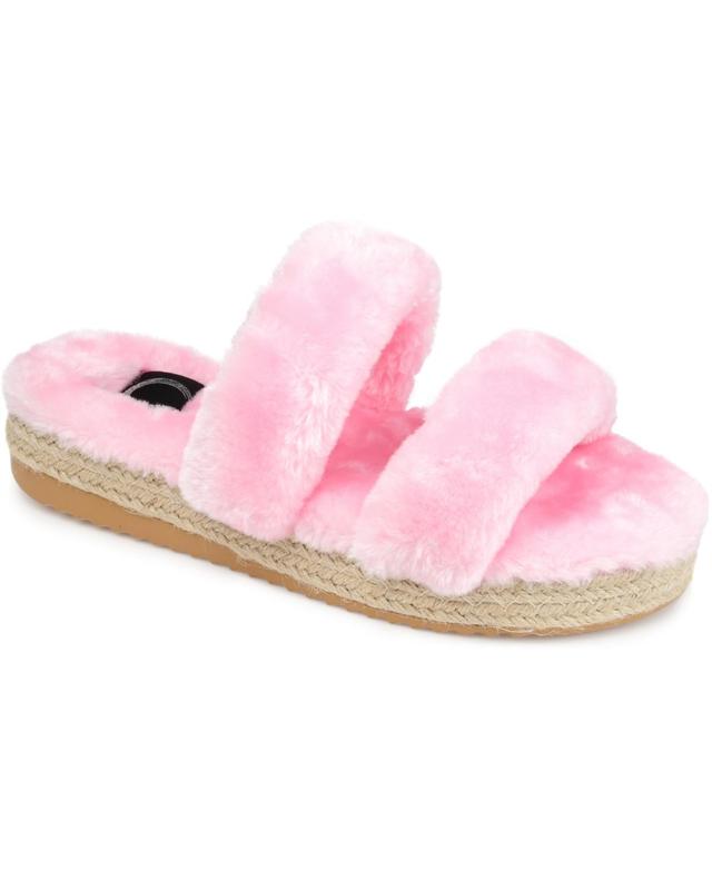 Journee Collection Relaxx Womens Slippers Yellow Product Image