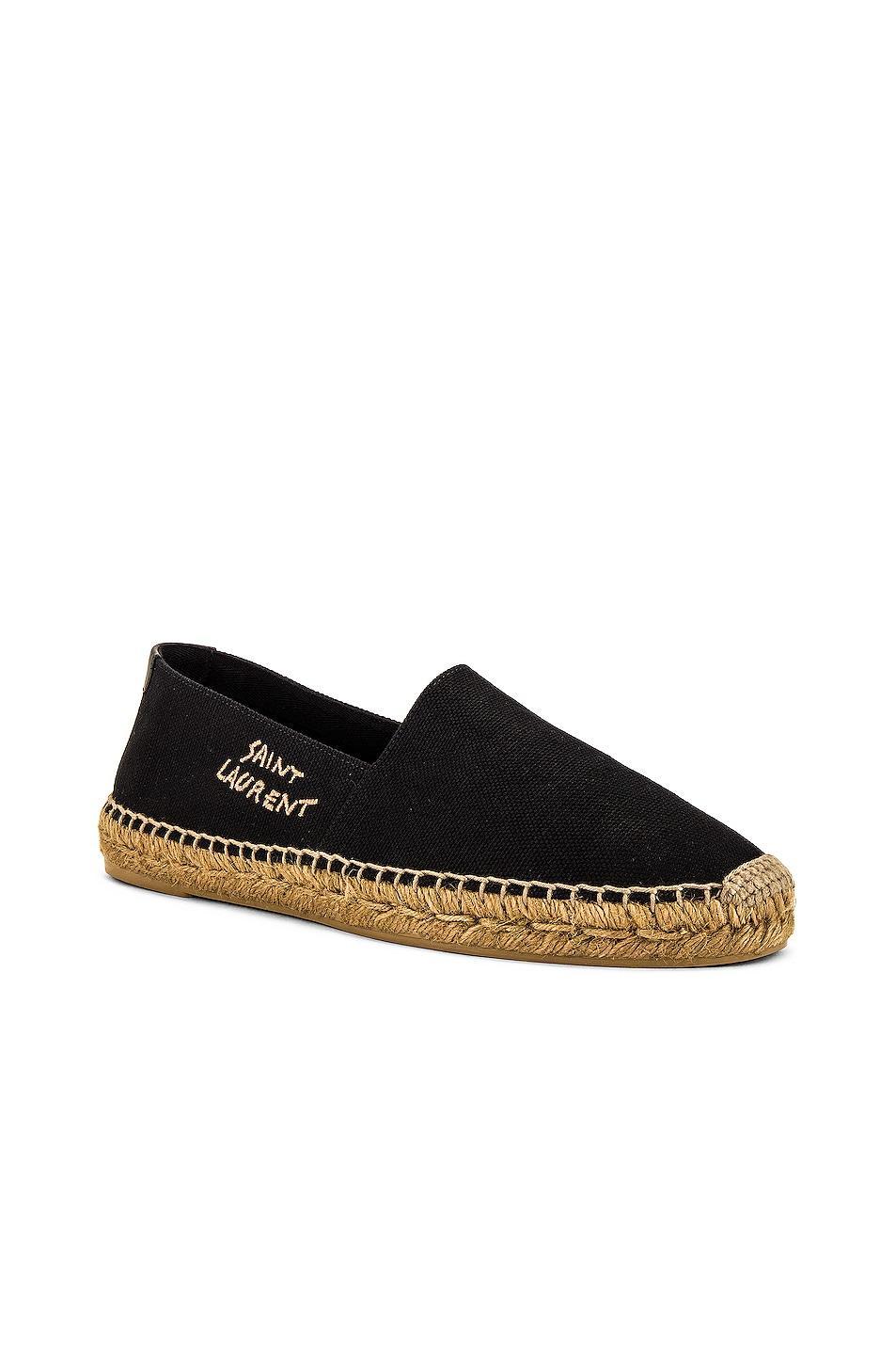 Saint Laurent Embroidered Espadrille Slip-On Product Image