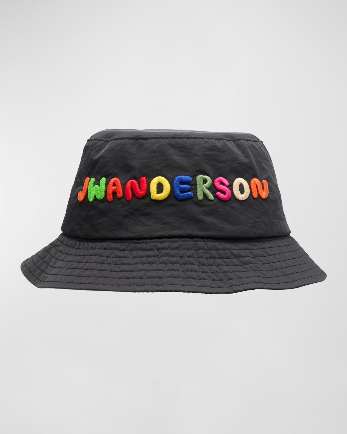 Mens Logo Embroidery Bucket Hat Product Image