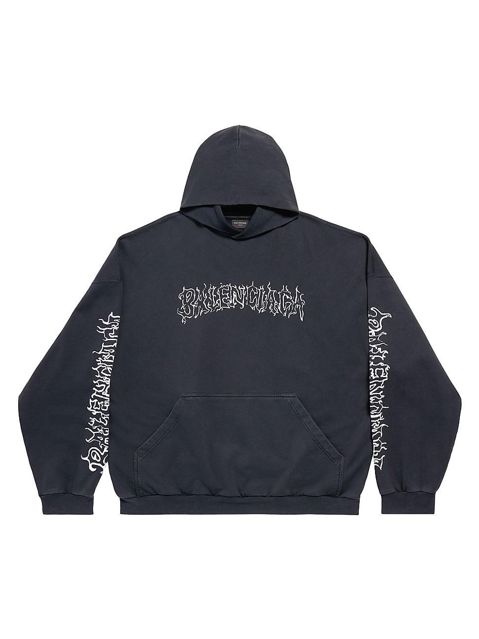 Mens Metal Outline Logo Hoodie Product Image