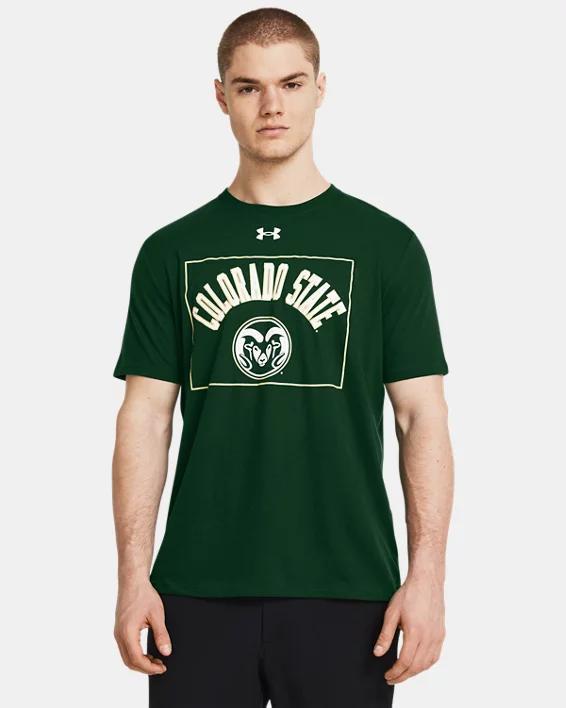 Men's UA Performance Cotton Collegiate Short Sleeve Product Image