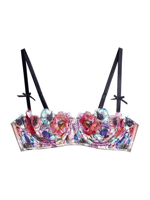 Womens Tuileries Embroidered Balconette Bra Product Image