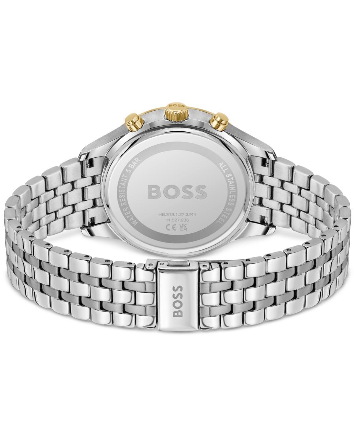 Hugo Boss Mens Chronograph Avery Stainless Steel Bracelet Watch 42mm Product Image