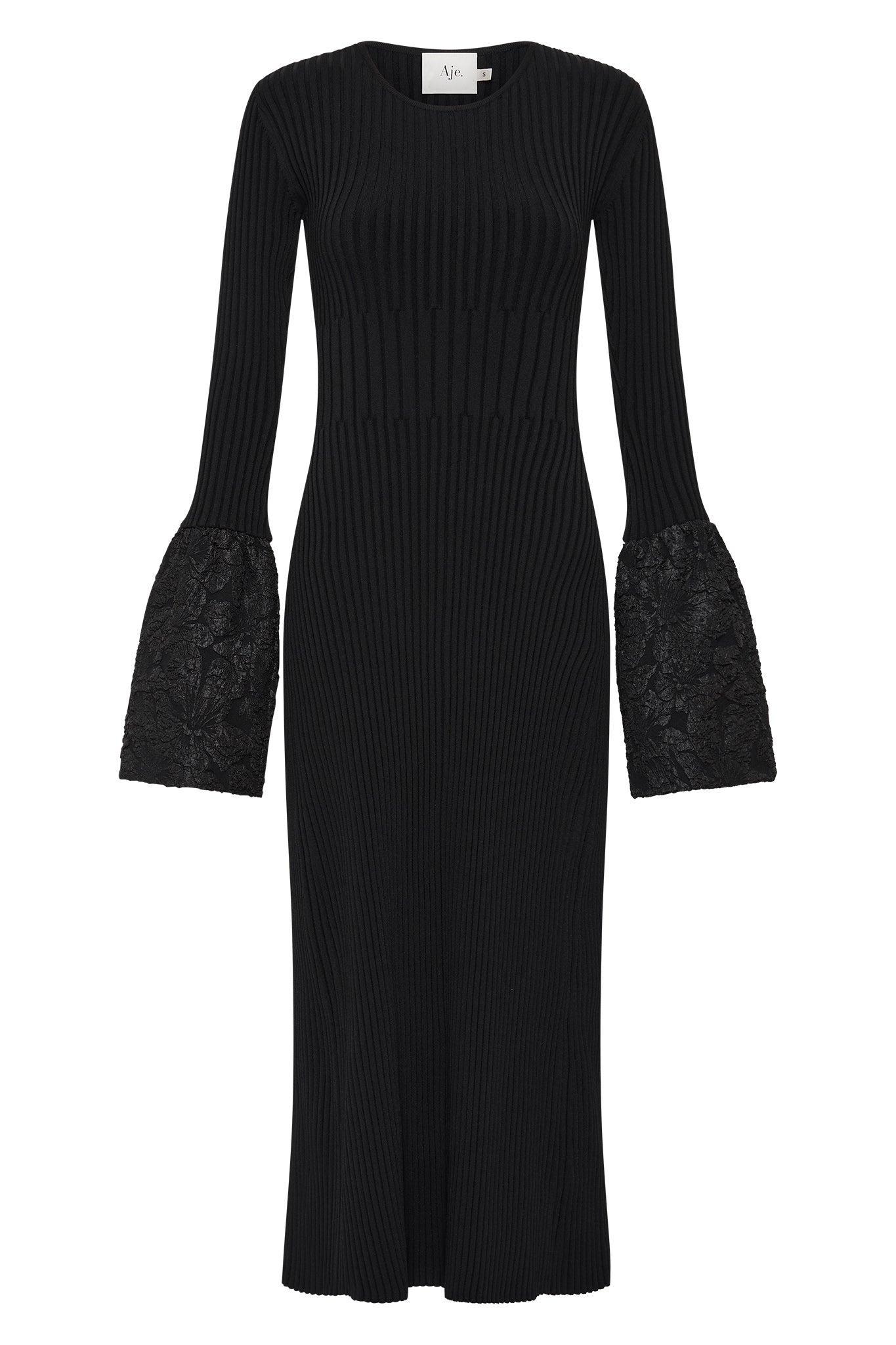 Flute Knit Midi Dress Product Image