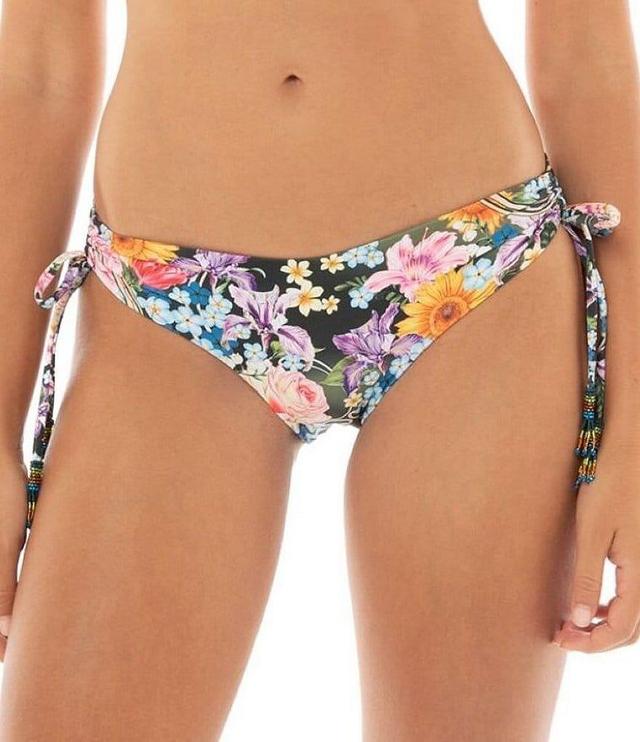 Agua Bendita Eda Dreamin Print Side Tie Swim Bottom Product Image