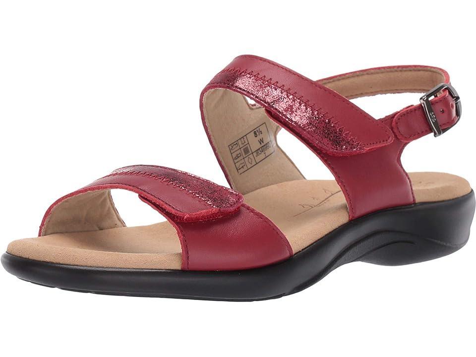 SAS Nudu Adjustable Comfort Sandal (Ruby/Cabernet) Women's Shoes Product Image