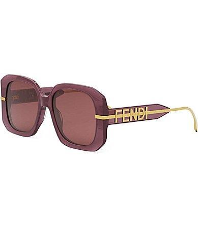 Womens Fendigraphy 55MM Geometric Sunglasses Product Image