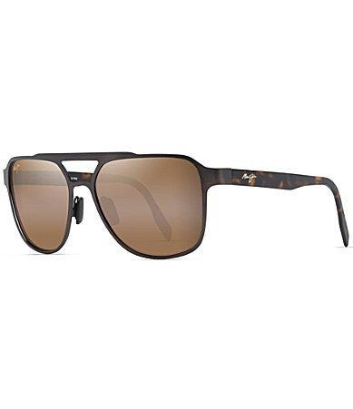 Maui Jim Mens 2nd Reef PolarizedPlus2 59mm Aviator Sunglasses Product Image