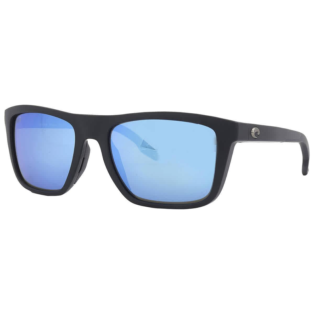 Costa Del Mar Mainsail 55mm Mirrored Polarized Rectangular Sunglasses Product Image