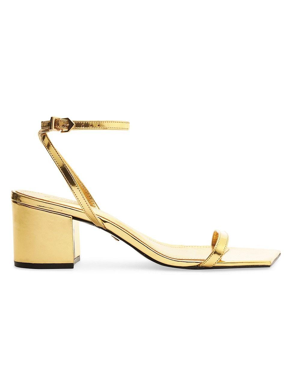 Womens Kendall 65MM Metallic Strappy Sandals Product Image