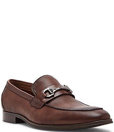 Steve Madden Mens Netto Leather Bit Dress Loafers Product Image