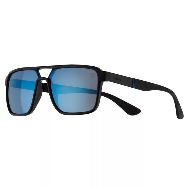 Mens Timberland 58mm Polarized Oversized Navigator Sunglasses Product Image