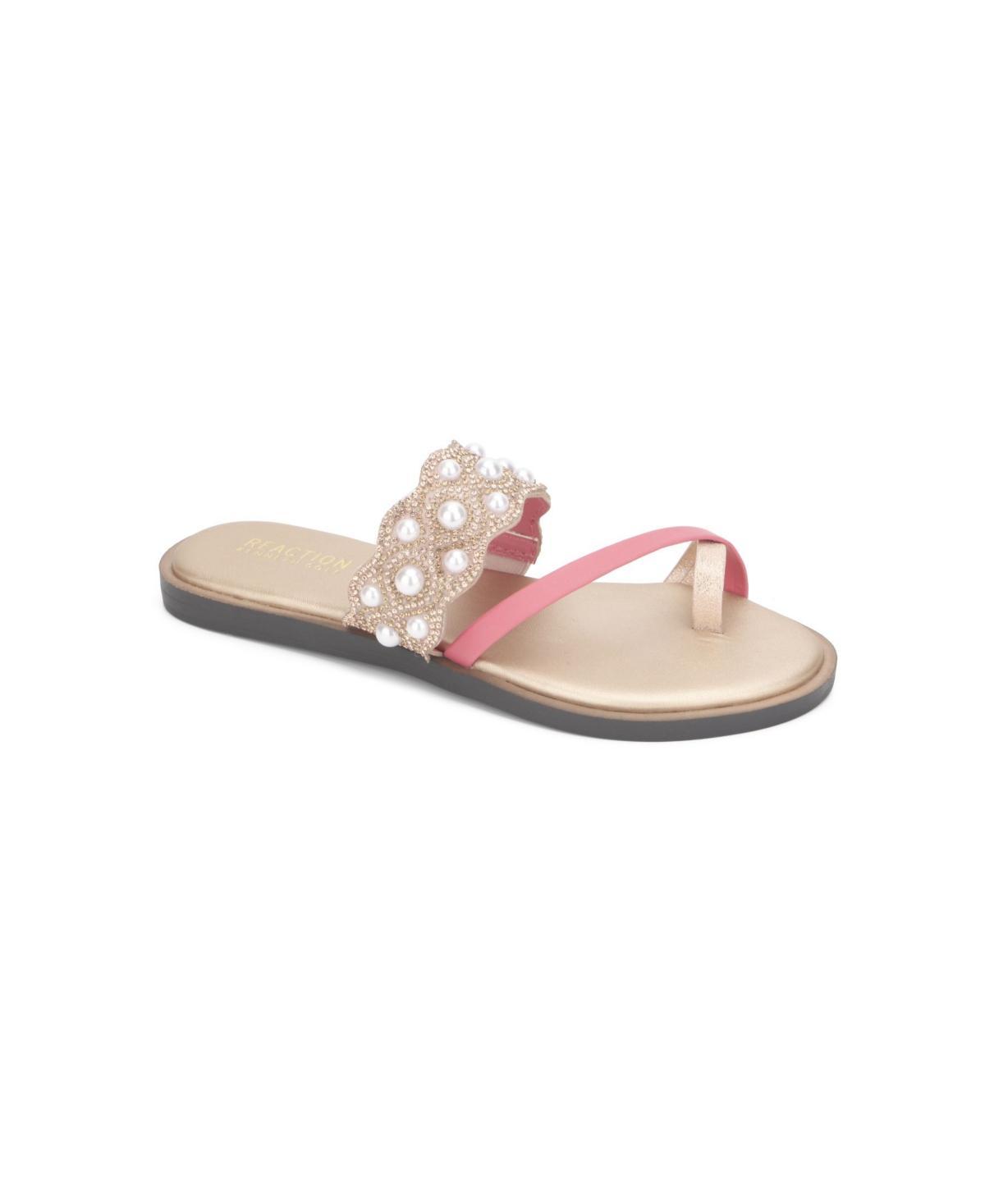 Kenneth Cole Reaction Women Spring X Band Scallop Flat Sandals Product Image