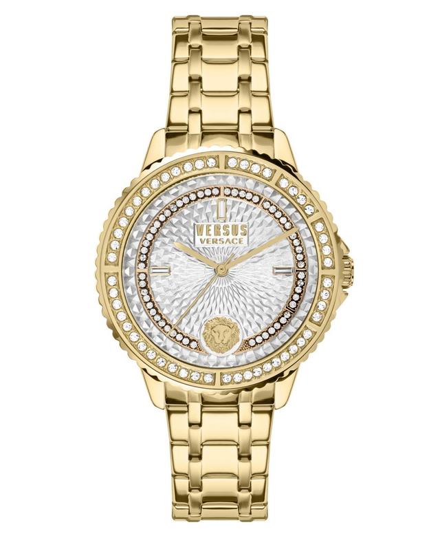 Versus by Versace Womens Montorgueil Gold-tone Stainless Steel Bracelet Watch 38mm Product Image