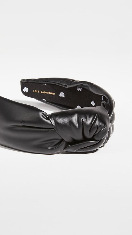 Lele Sadoughi Faux Leather Knotted Headband | Shopbop Product Image