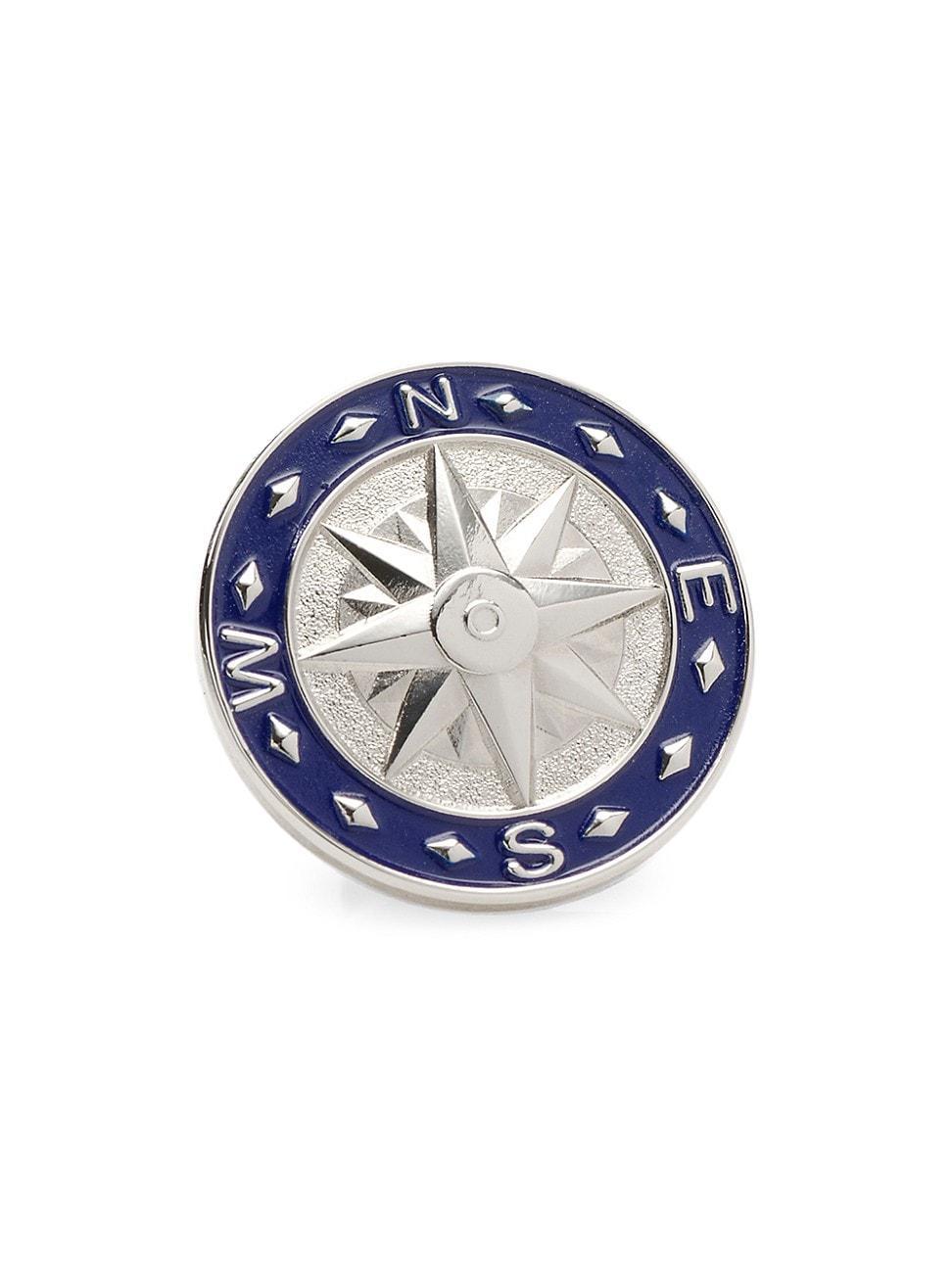 Cufflinks, Inc. Blue Compass Lapel Pin Product Image