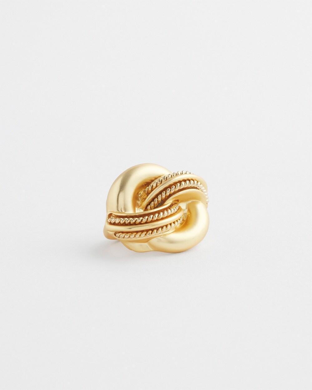 Gold Scarf Ring Product Image