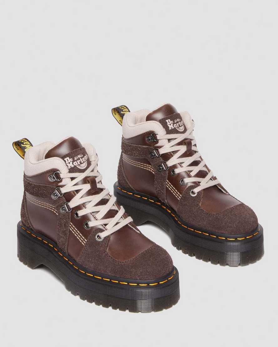 Zuma Leather & Suede Hiker Style Boots Product Image