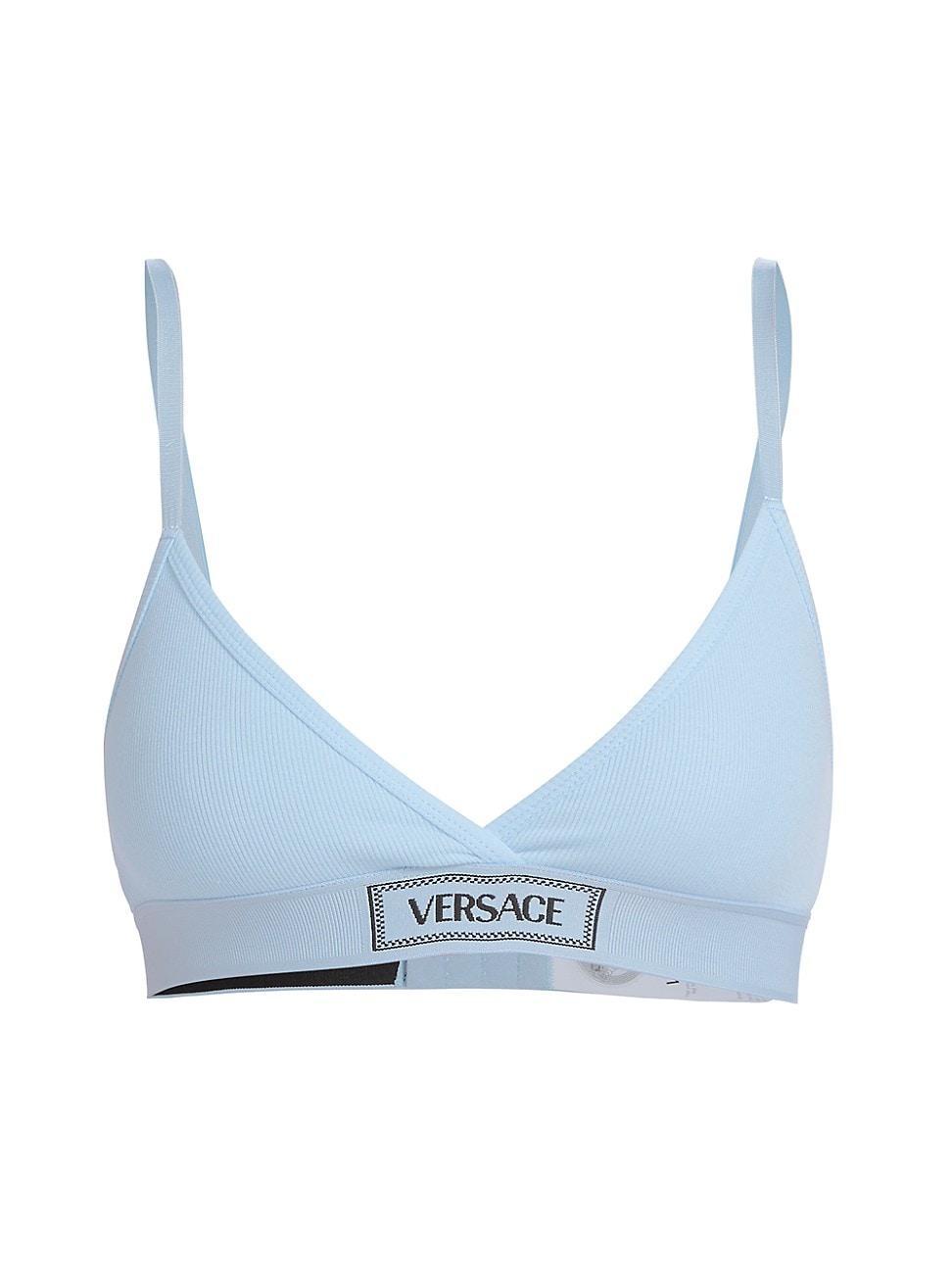 Womens Rib-Knit Logo Bralette Product Image