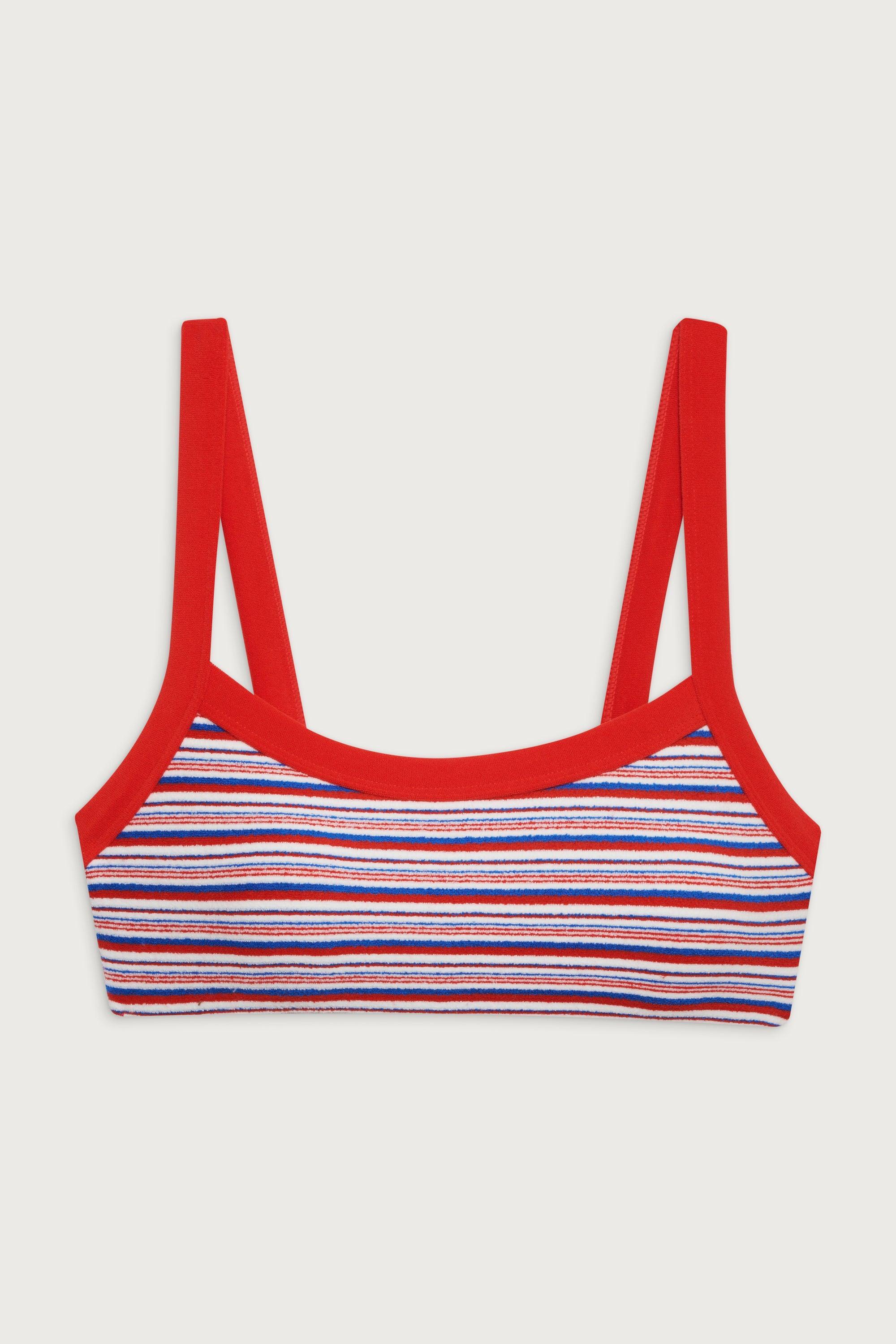 Flynn Terry Bralette Bikini Top - American Summer Product Image