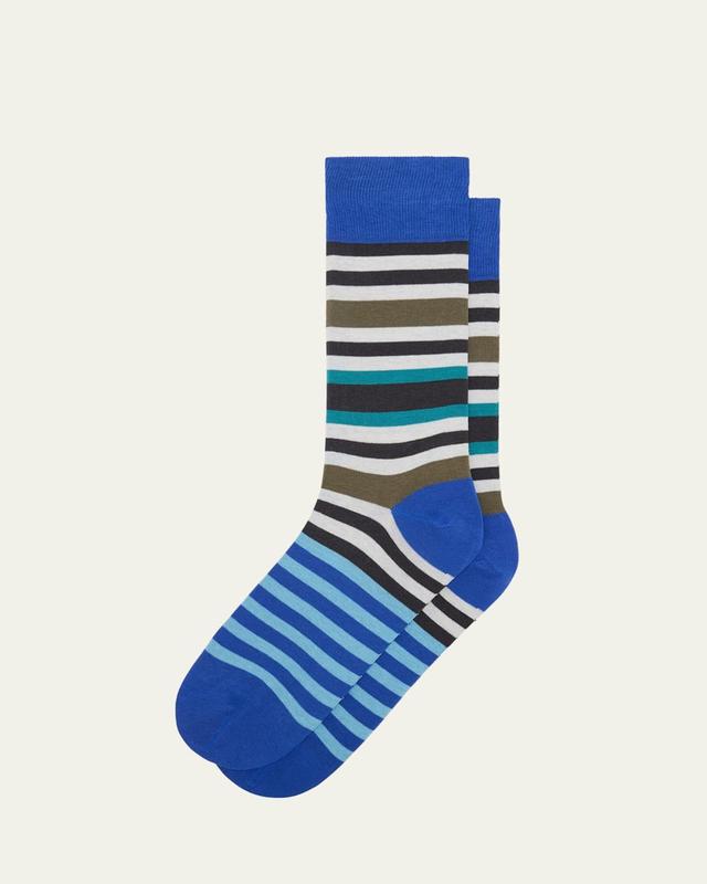 Mens George Stripe Crew Socks Product Image