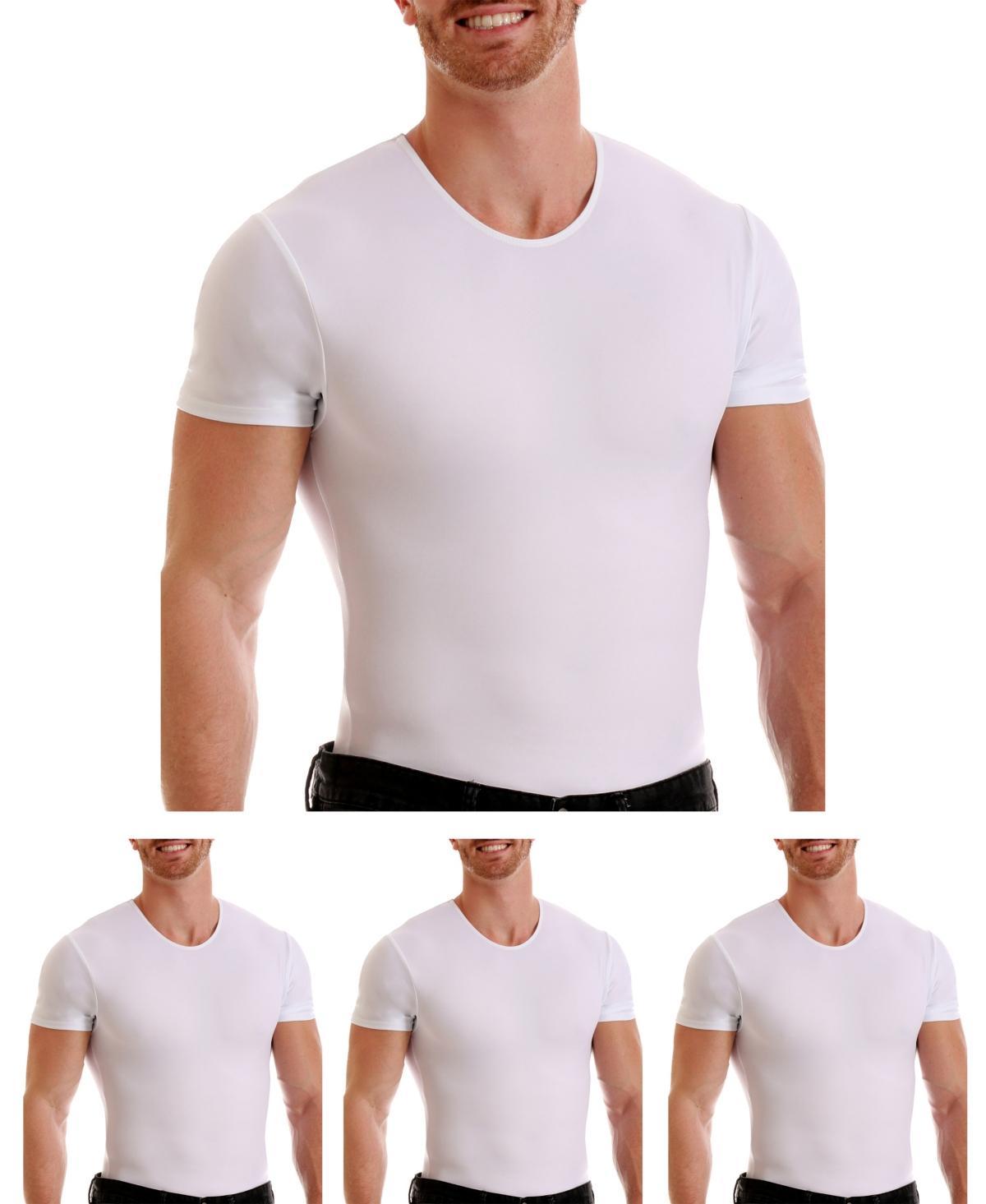 Mens Big & Tall Insta Slim 3 Pack Compression Short Sleeve Crew-Neck T-Shirts Product Image