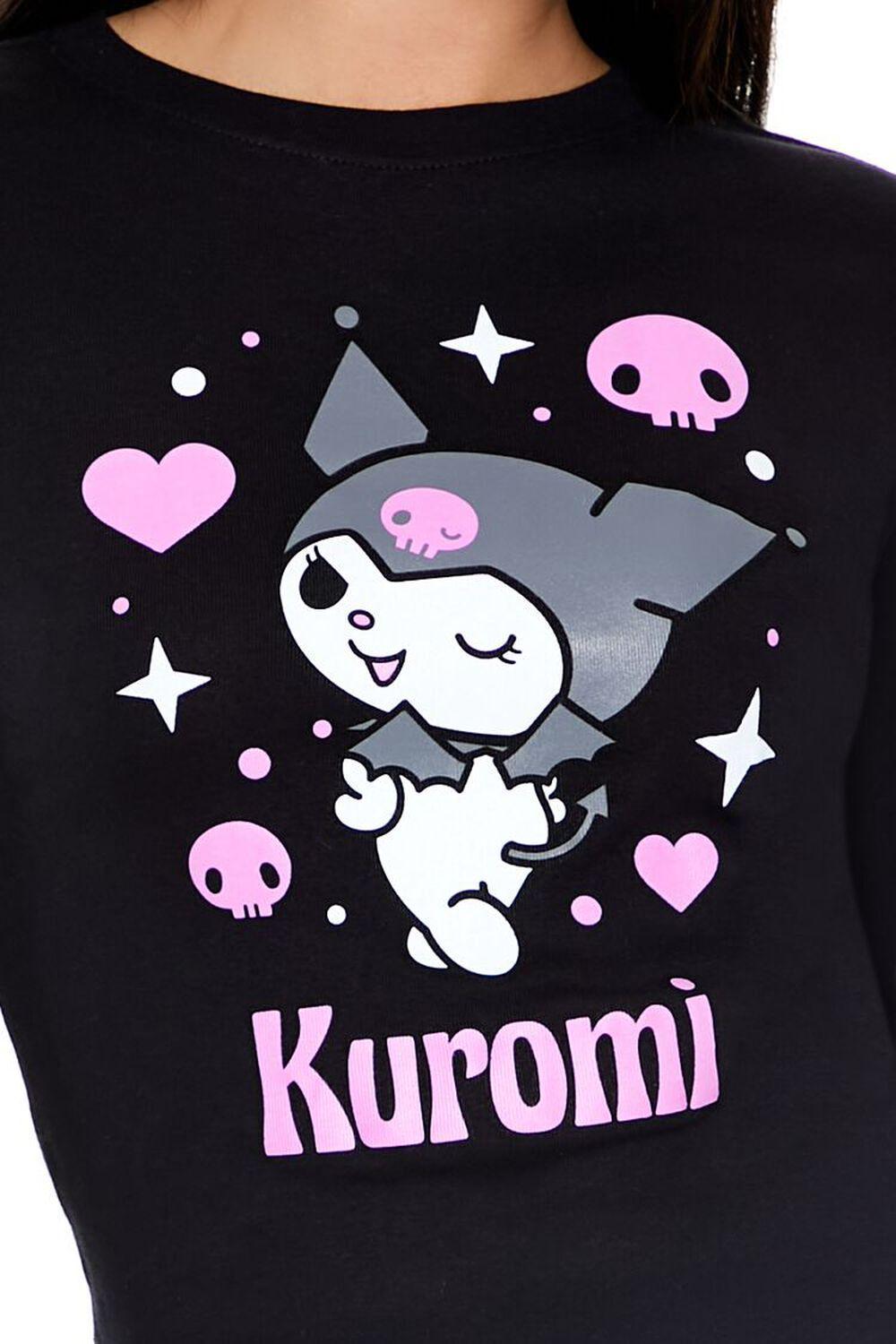 Kuromi Graphic Crop Top | Forever 21 Product Image