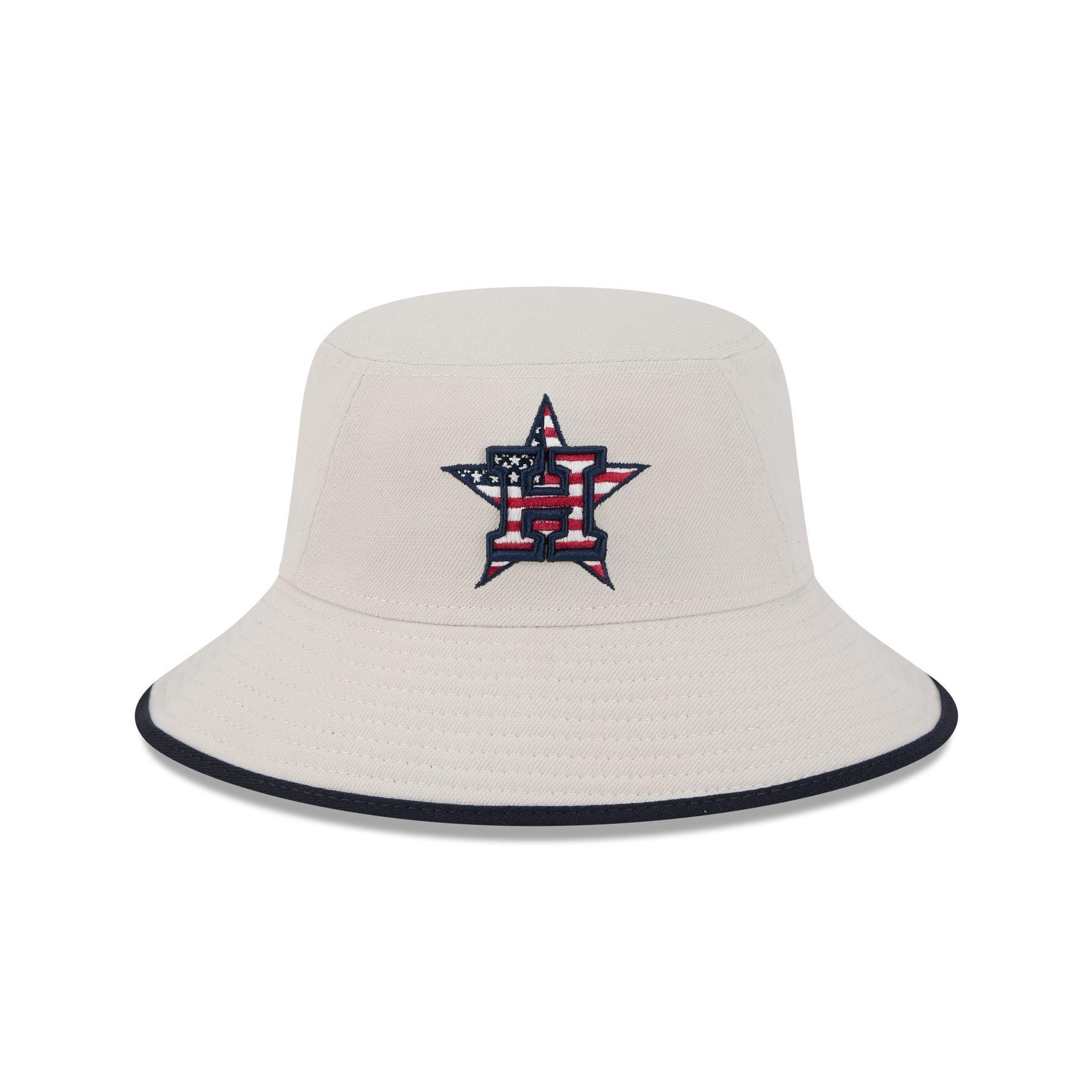 Houston Astros Independence Day 2024 Stretch Bucket Hat Male Product Image