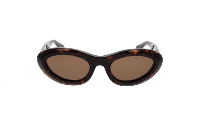 Eyewear Oval Frame Sunglasses In Brown Product Image