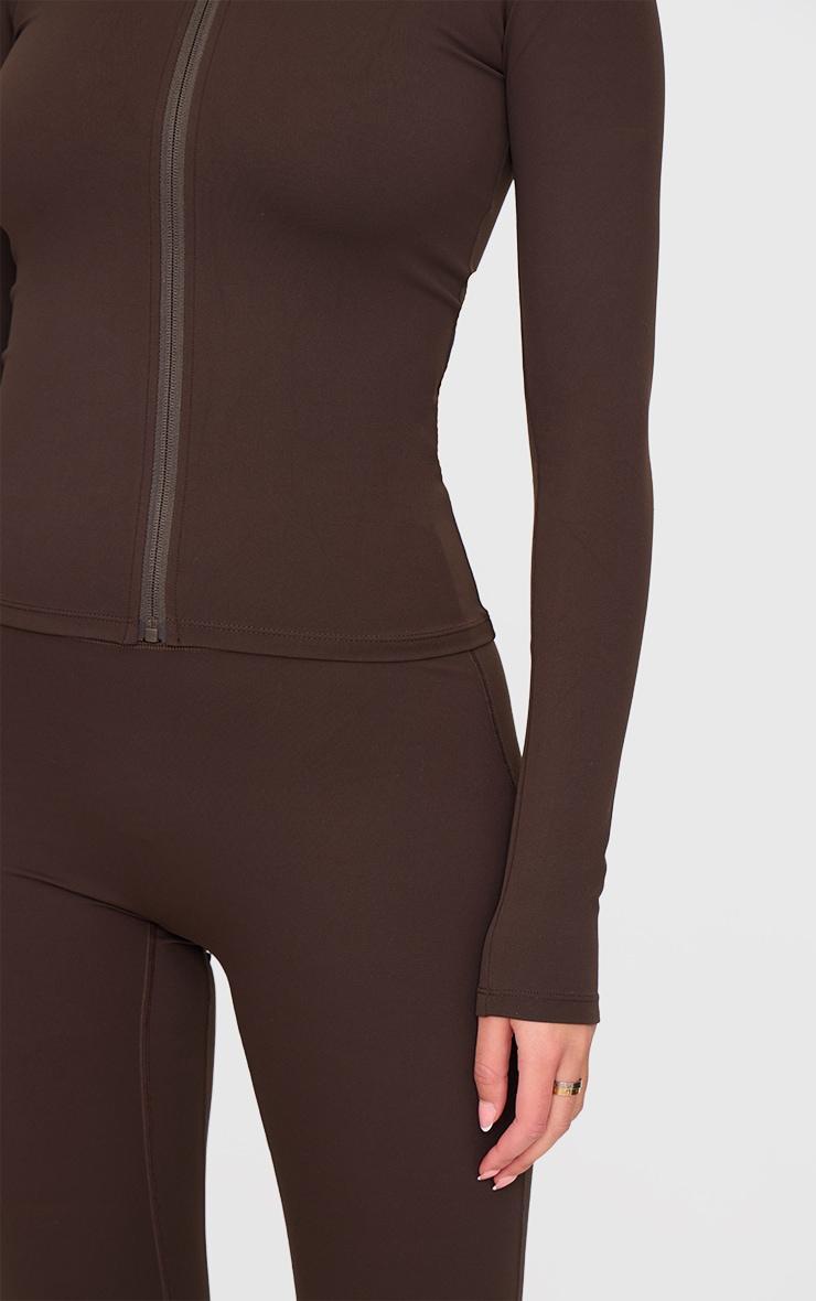 Tall Espresso Snatched Sculpt High Waisted Gym Leggings Product Image