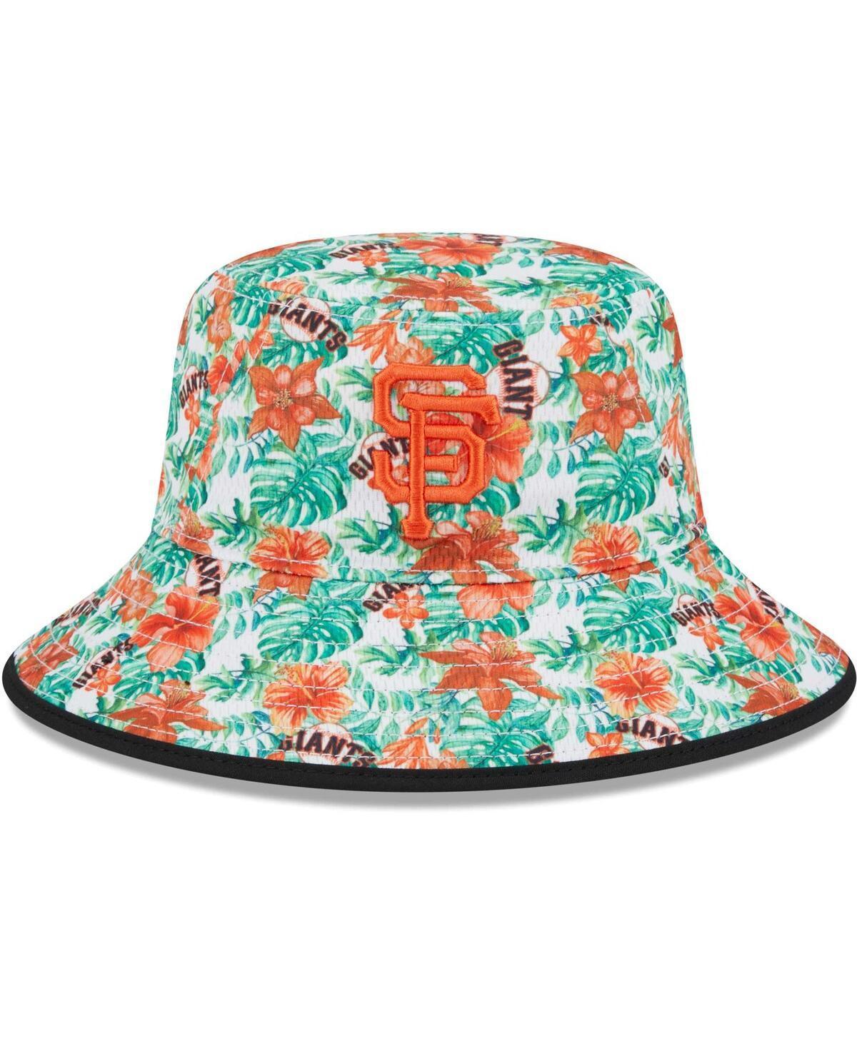 Mens New Era San Francisco Giants Tropic Floral Bucket Hat Product Image