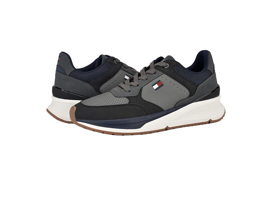 Tommy Hilfiger World Grey Multi) Men's Shoes Product Image