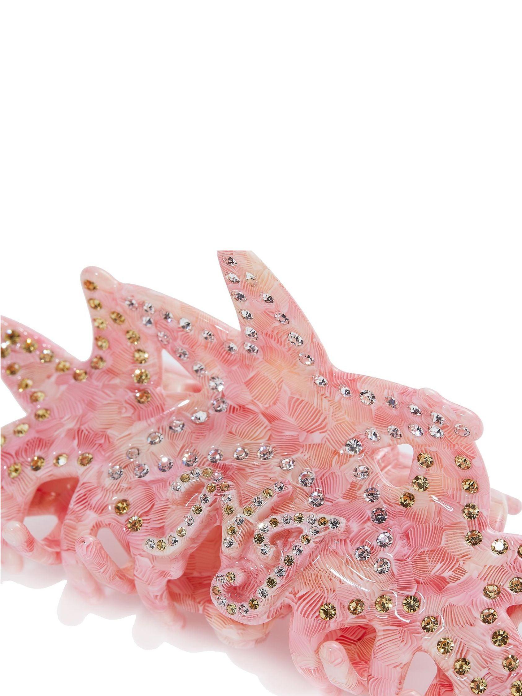 Paulina Crystal Star Claw Clip (Light Pink) Product Image