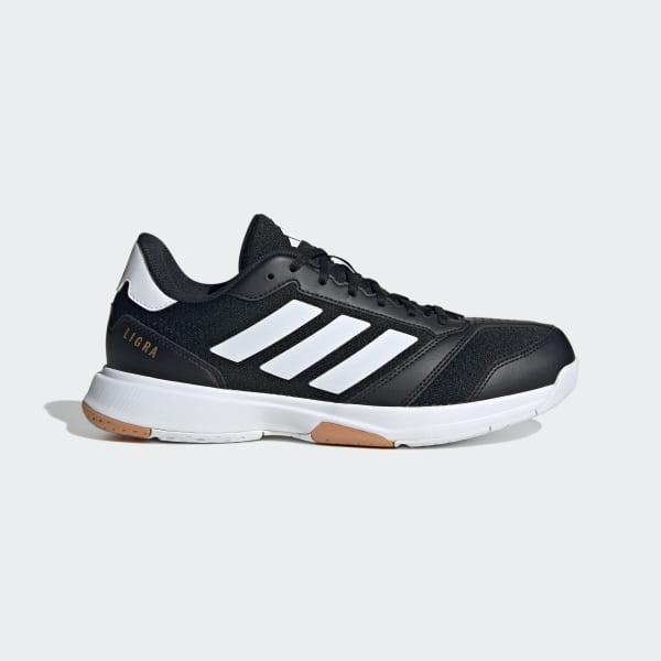 adidas Ligra 8 Indoor Shoes Core Black 7 Mens Product Image