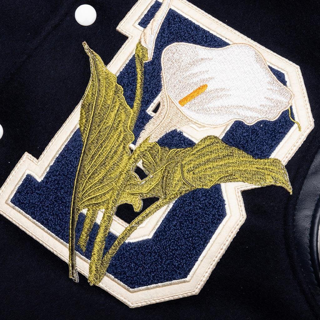 Letterman Jacket - Navy Male Product Image