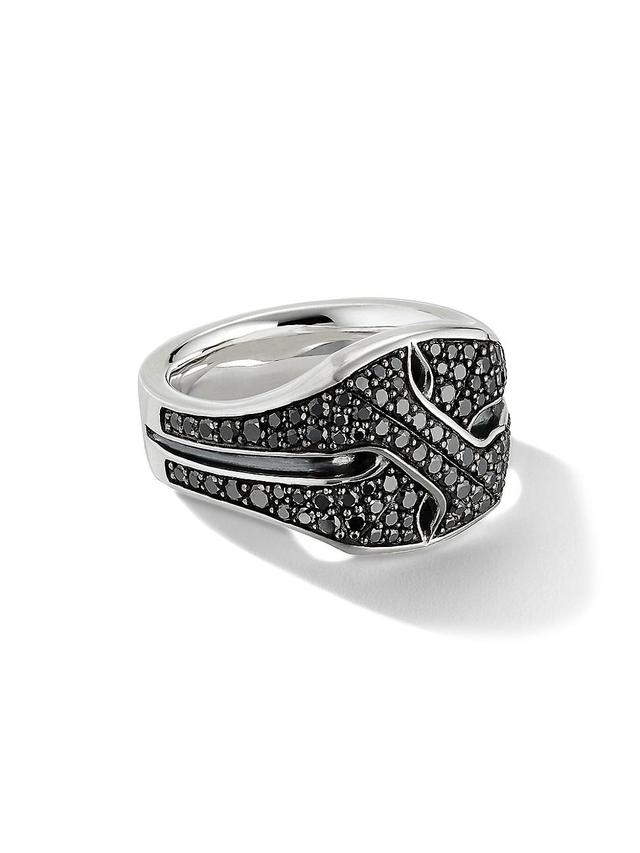 Mens Armory Signet Ring in Sterling Silver Product Image