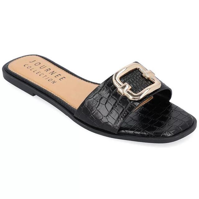 Journee Collection Womens Joarie Flat Sandals, 7 1/2 Medium Product Image