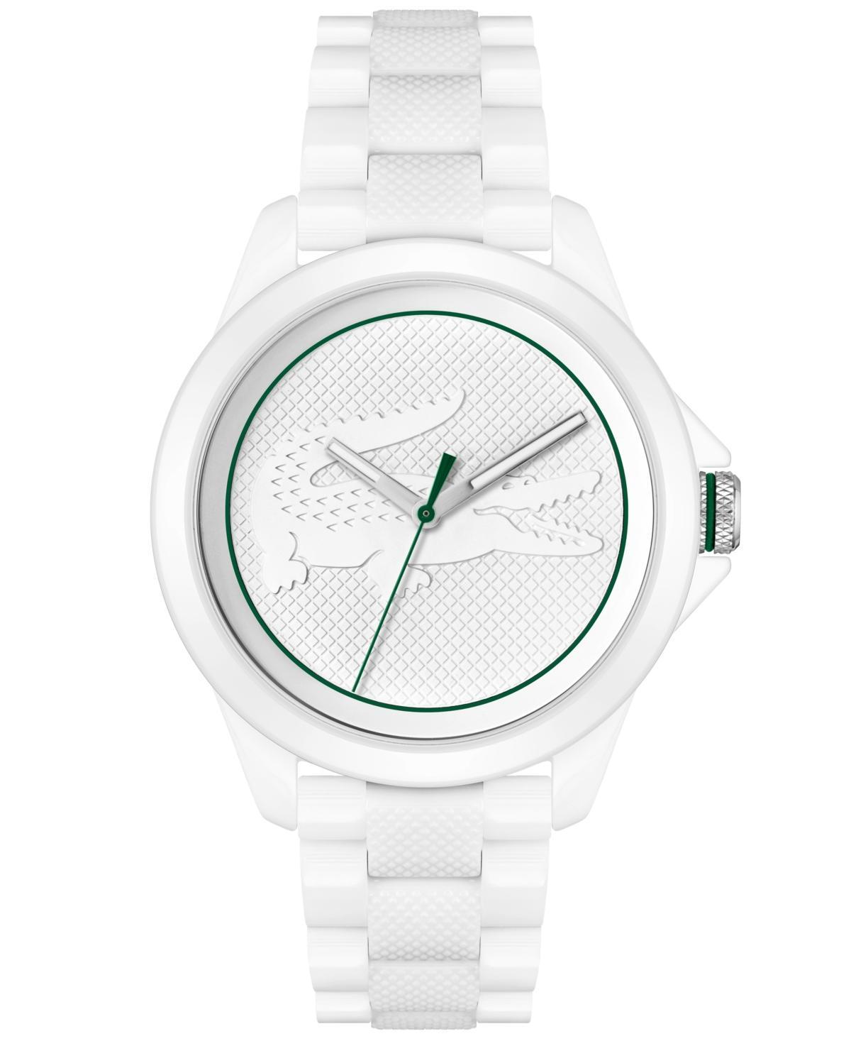 Lacoste Mens Le Croc White Ceramic Bracelet Watch 44mm Product Image