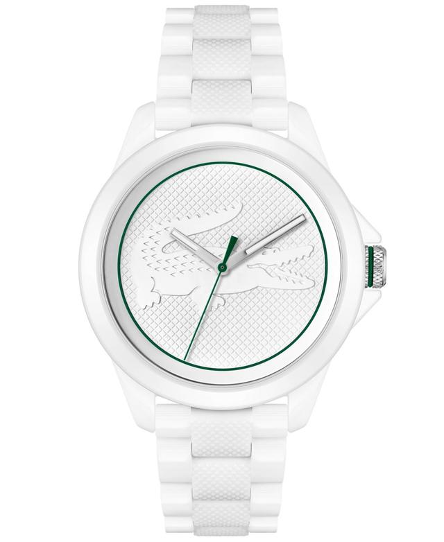 Lacoste Mens Le Croc White Ceramic Bracelet Watch 44mm Product Image