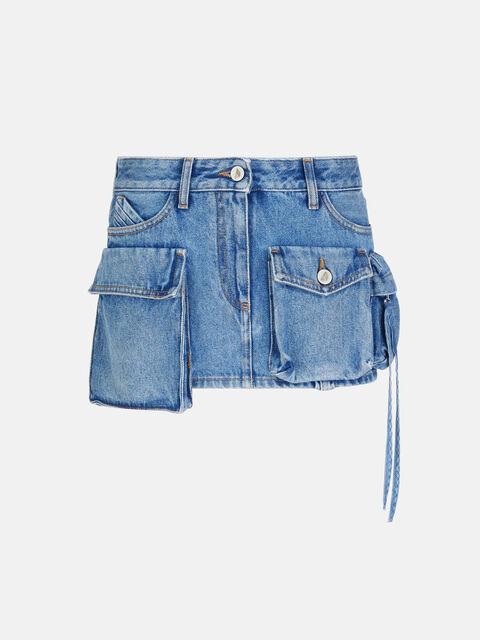 ''Fay'' washed blue mini skirt product image