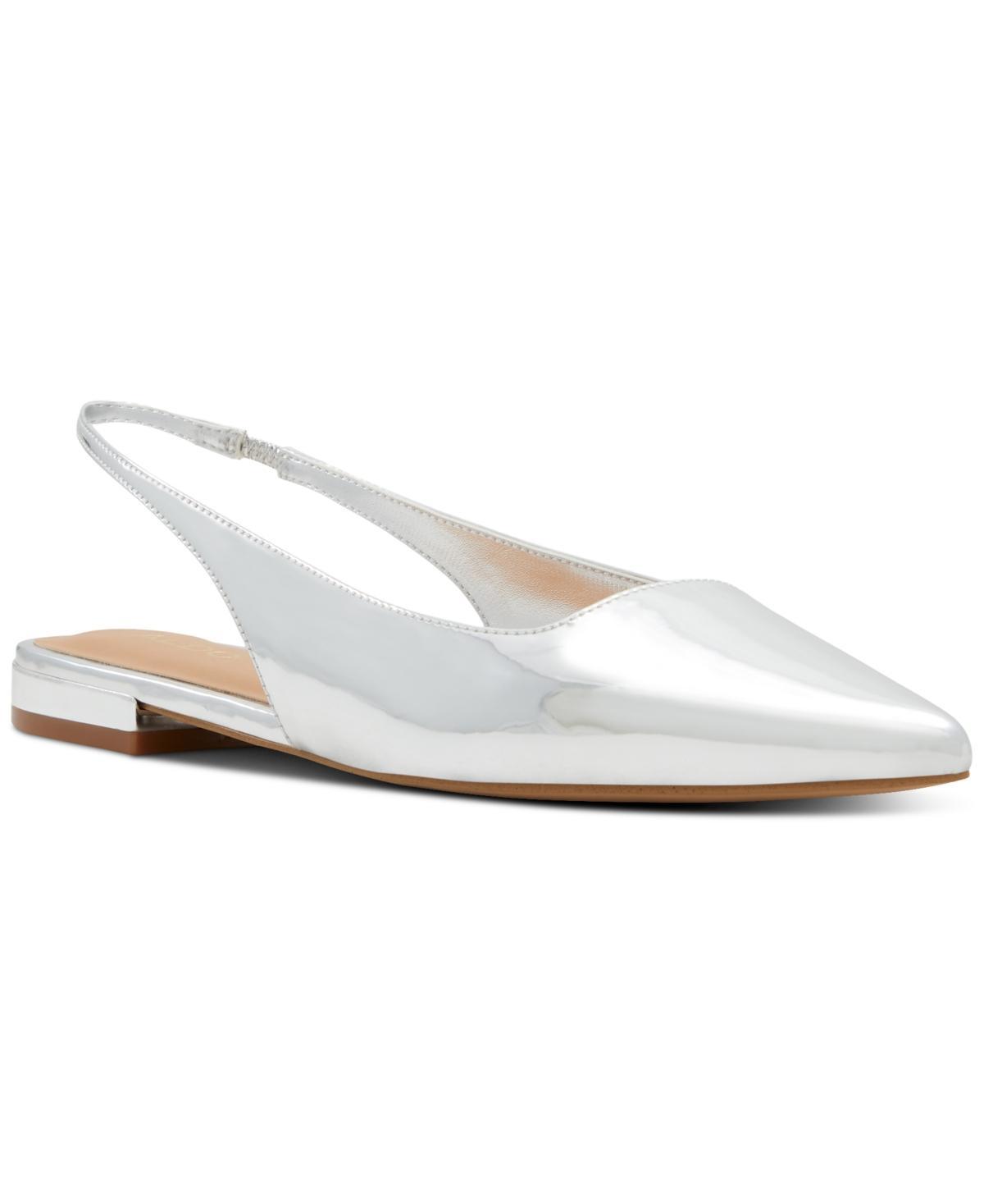 Aldo Womens Flynne Cap-Toe Pointed-Toe Slingback Flats Product Image