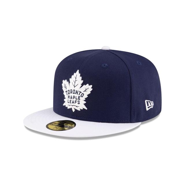 Toronto Maple Leafs Navy 59FIFTY Fitted Hat Male Product Image