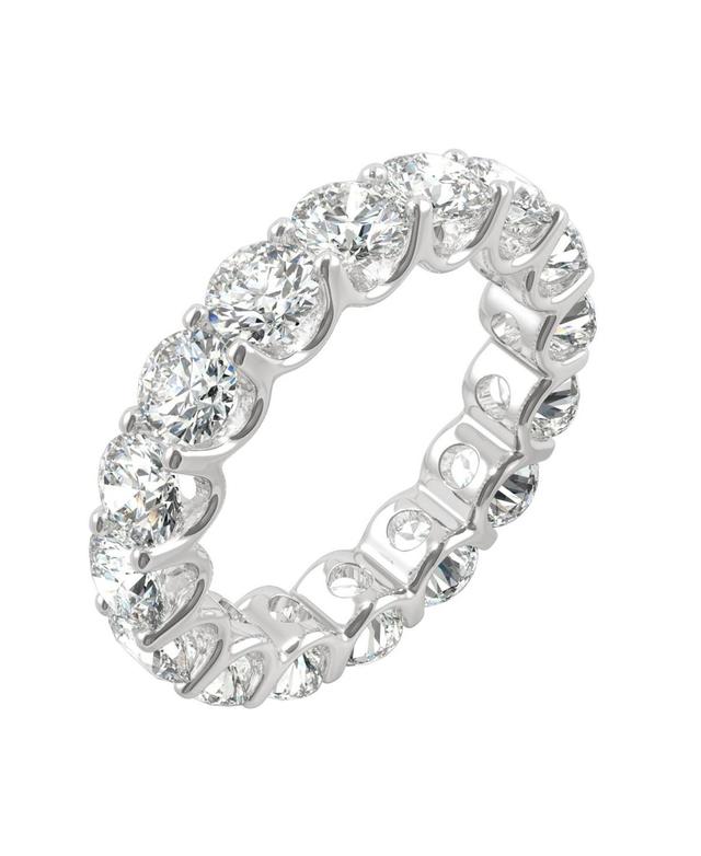 Charles & Colvard 5 Ct. T.w. Lab Created Moissanite Eternity Band In 14K White Gold, 7 Product Image