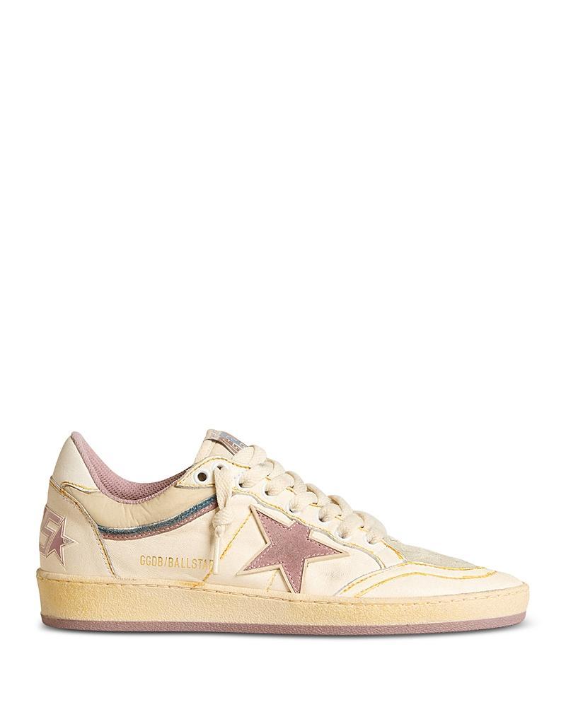 Golden Goose Womens Ball Star Almond Toe Star Patch Sneakers Product Image