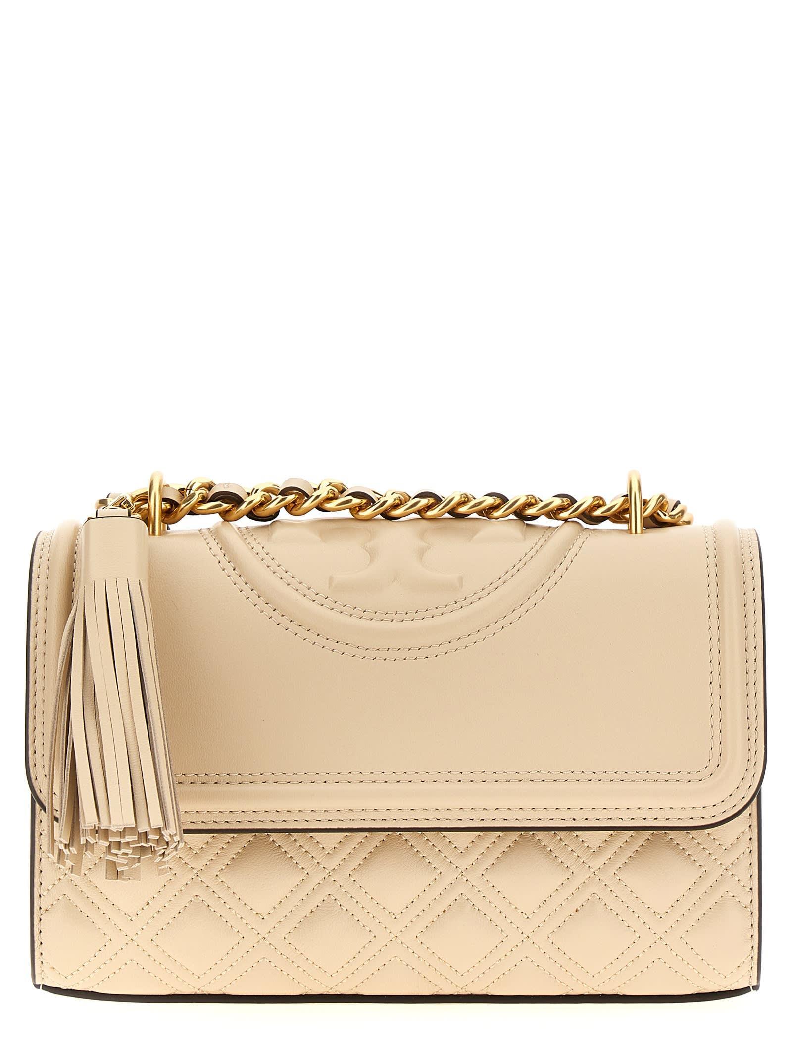 Fleming Small Convertible Crossbody Bag In White Product Image