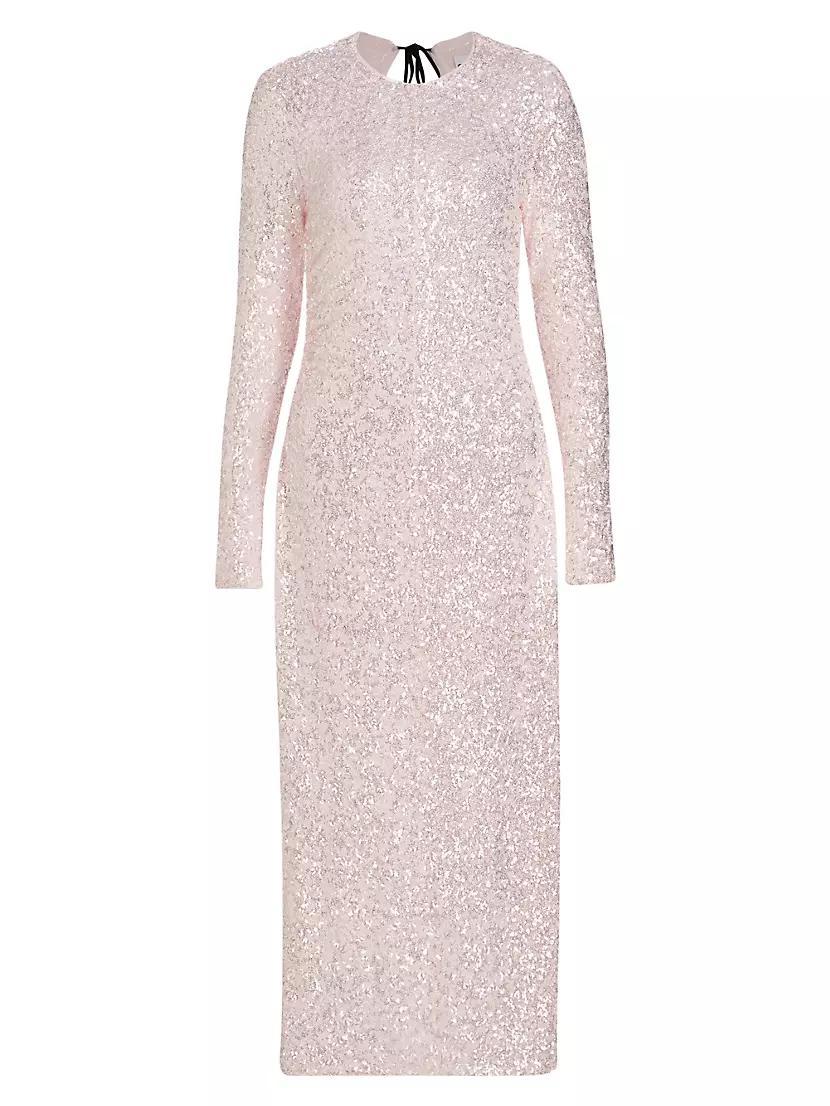 Sequined Cut-Out Midi-Dress Product Image