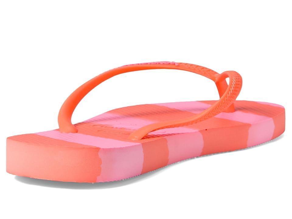 Havaianas Slim Color Fun (Neon Coral) Women's Sandals Product Image