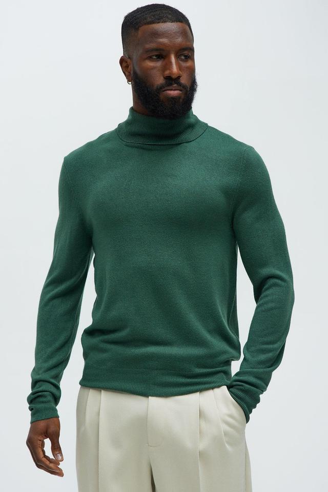 DeAngelo Turtleneck Sweater - Hunter Product Image