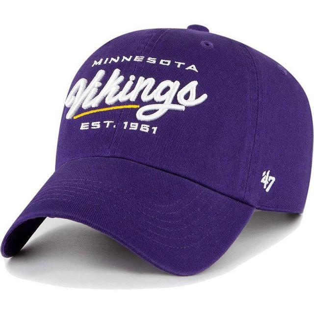 Womens 47 Minnesota Vikings Sidney Clean Up Adjustable Hat Product Image