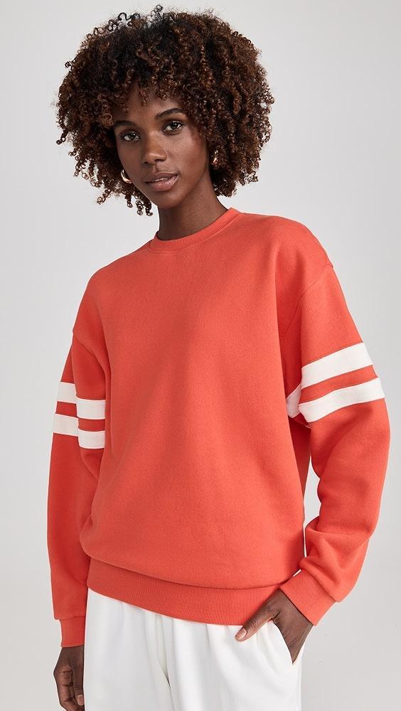 Clare V. Oversized Varsity Sweatshirt | Shopbop Product Image